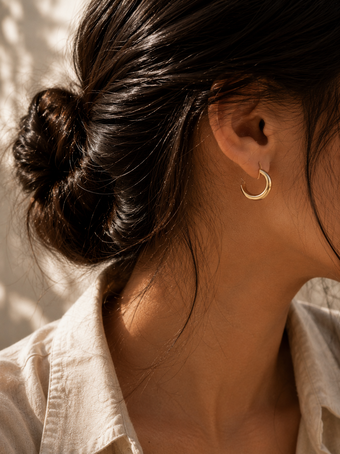 Aesthetic Gold Earring Set – Combo Pack of Studs, Hoops & Pearl Huggies