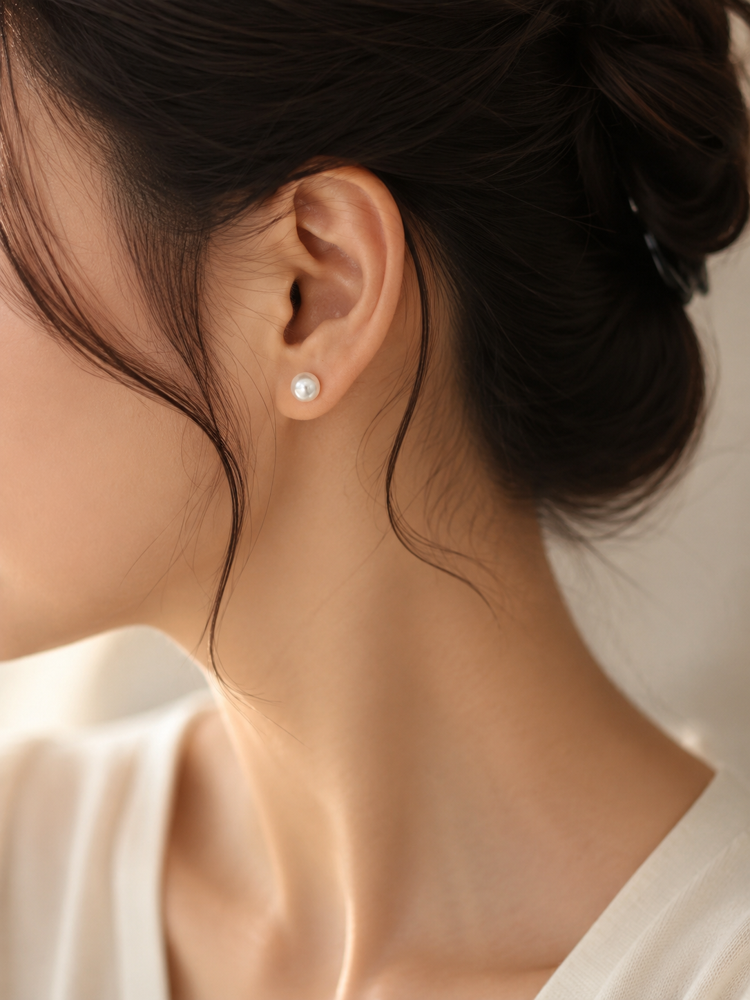Aesthetic Gold Earring Set – Combo Pack of Studs, Hoops & Pearl Huggies