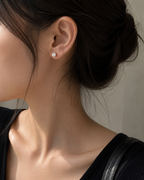 Sparkling Solitaire Zircon Stud Earrings | Minimalist Gold Daily Wear