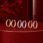 Minimalist Small Gold Huggie Hoop Earrings | Daily Wear Hoop Earrings