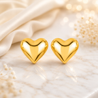 Aesthetic Gold Earring Set – Combo Pack of Studs, Hoops & Pearl Huggies