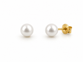 Classic Pearl Stud Earrings in 925 Sterling Silver | Everyday Minimalist Jewellery