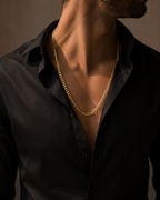 Gold Plated Stainless Steel Cuban Chain for Men – Anti-Tarnish & Waterproof Heavy Chain