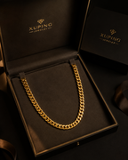 Gold Plated Stainless Steel Cuban Chain for Men – Anti-Tarnish & Waterproof Heavy Chain