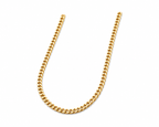 Classic Gold Curb Chain Necklace | Sleek Everyday Layering Chain